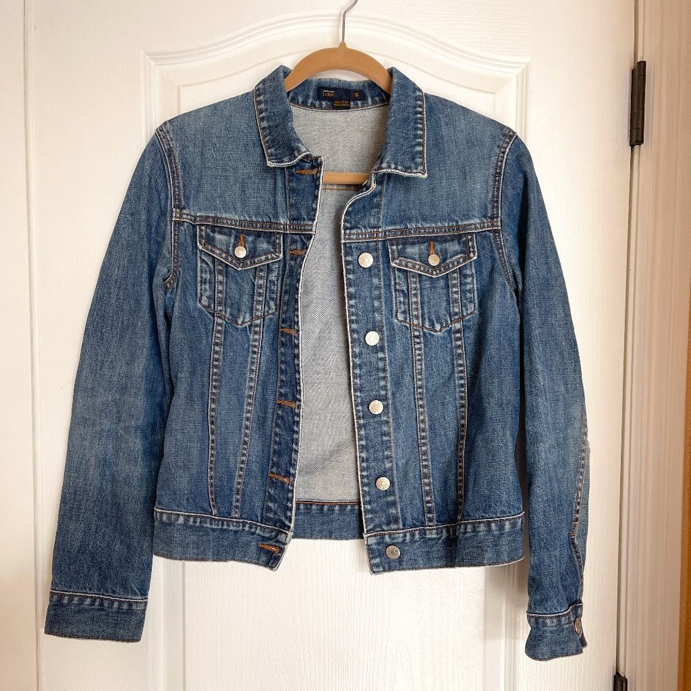 J.Crew Denim Jean Jacket (Size Small)